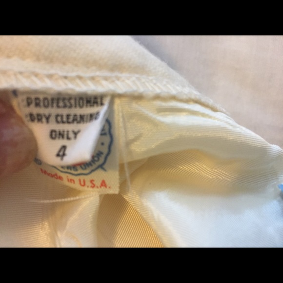 Larry Levine MIDI vintage wool lined pencil skirt high waisted - Picture 3 of 3